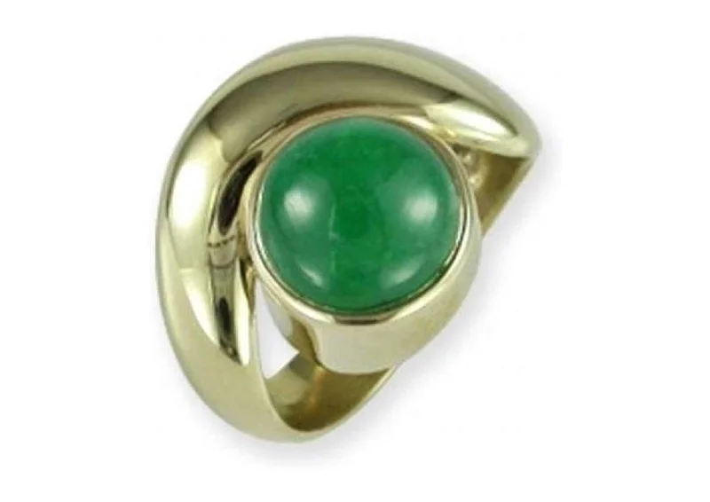 Emerald Ring, Yellow Gold