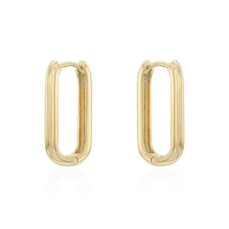 Ava gold hoop earring