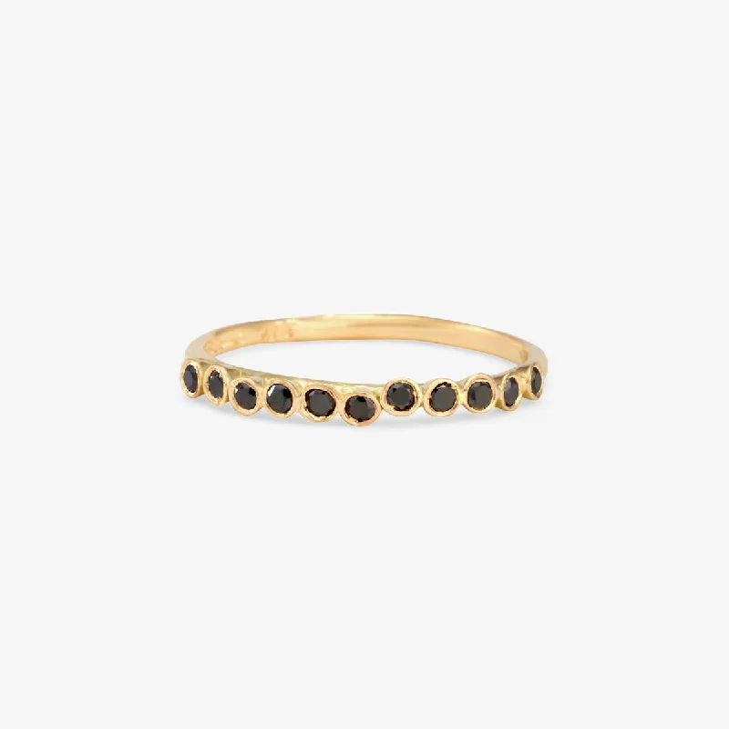 R1105BK | Black Diamond Raised Band