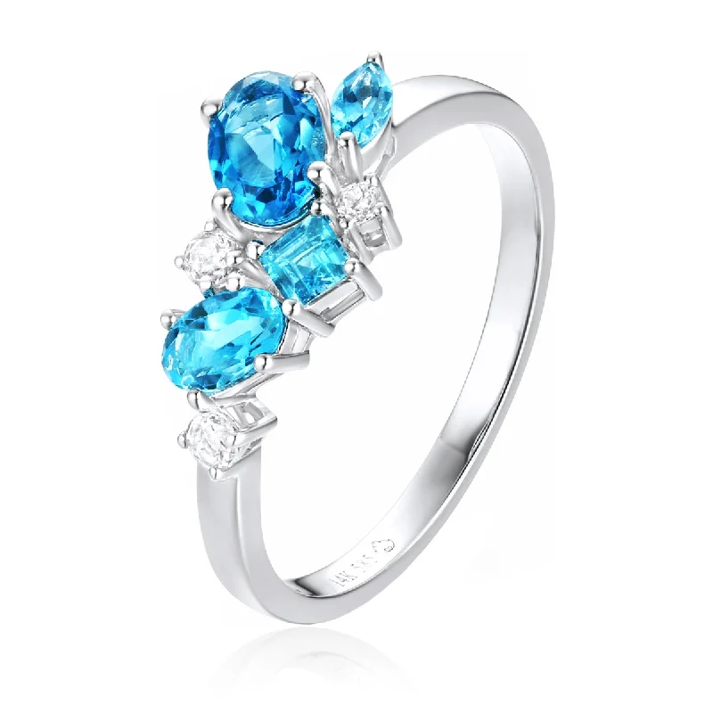 Blue Topaz Ring