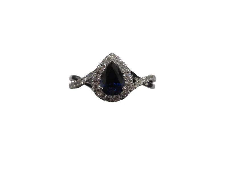 Sapphire Twist Ring