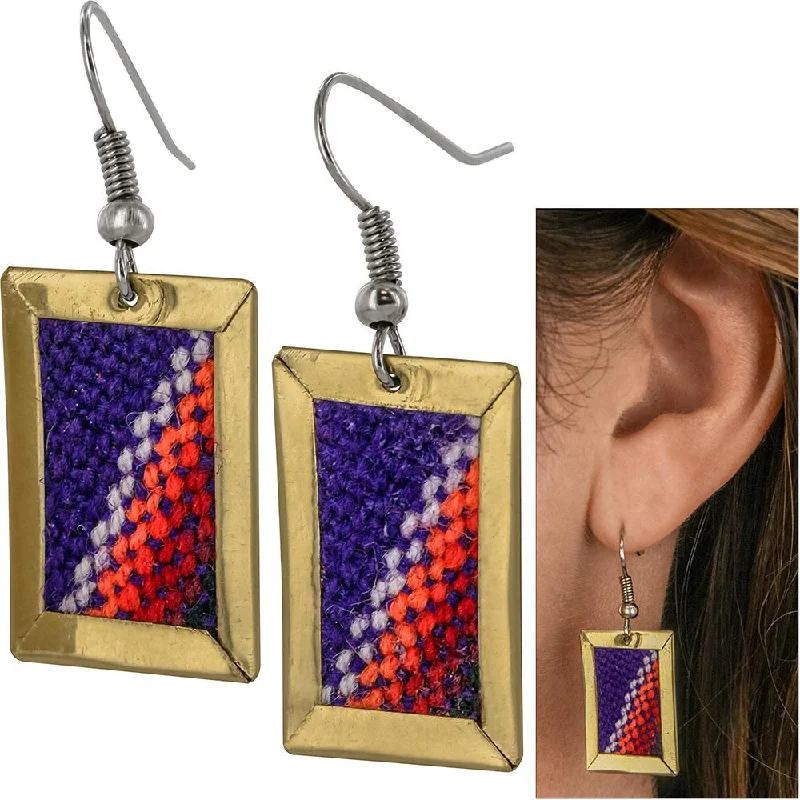 Grab Your Favorite Jewelry At The Lowest Prices Woven Aguayo Rainbow Earrings