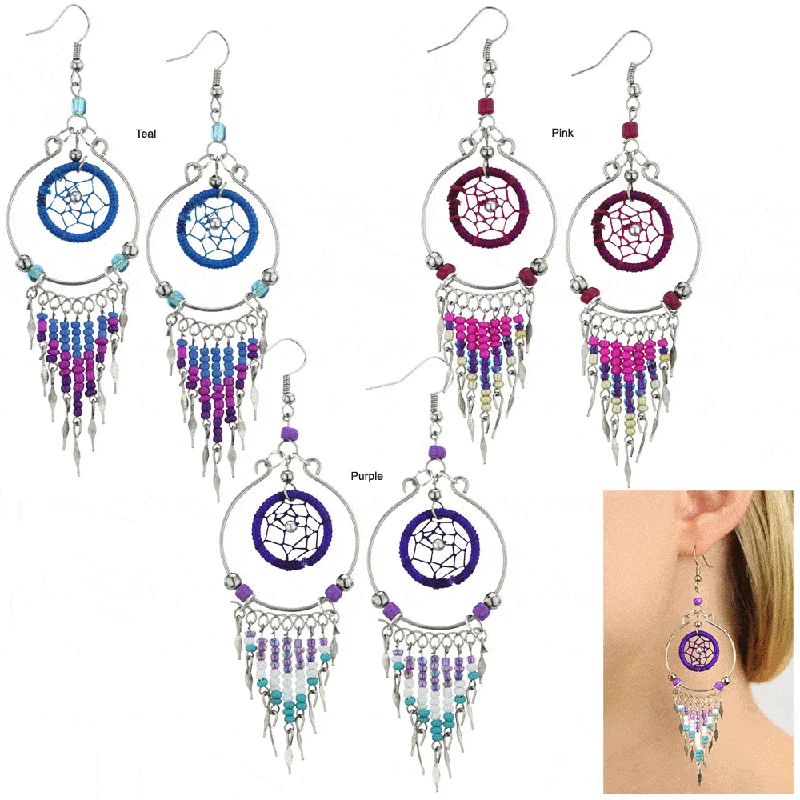 Save On Luxury Jewelry Pieces – Limited-Time Offers Peruvian Dreamcatcher Chandelier Earrings