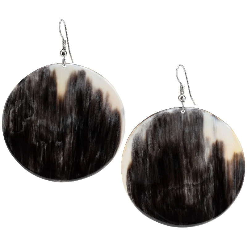 Grab Stylish Jewelry Before The Sale Ends Circle Horn Earrings