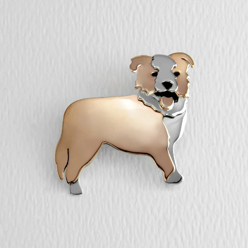 Grab Exquisite Jewelry At The Lowest Prices Australian Shepherd Sterling & Copper Pin