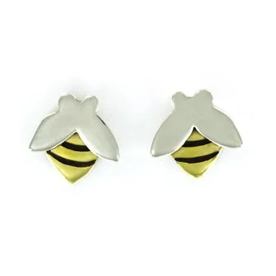 Shop Dazzling Jewelry With Special Promotional Discounts Bee Sterling & Brass Post Earrings