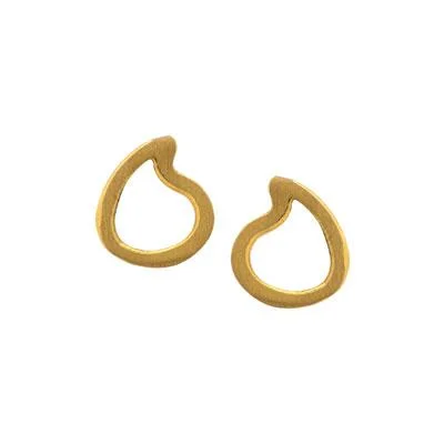 Shop High-Quality Jewelry At Jaw-Dropping Discounts Enchanting Gold-Plated Post Earrings