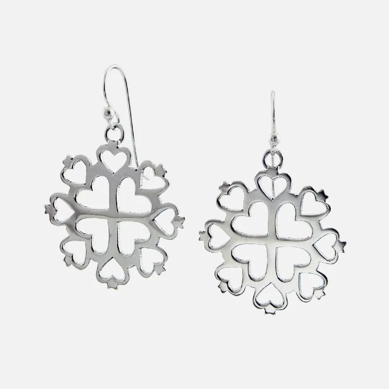 Personalized Jewelry Sale – Meaningful Gifts At Great Prices Heart Mandala Sterling Silver Earrings