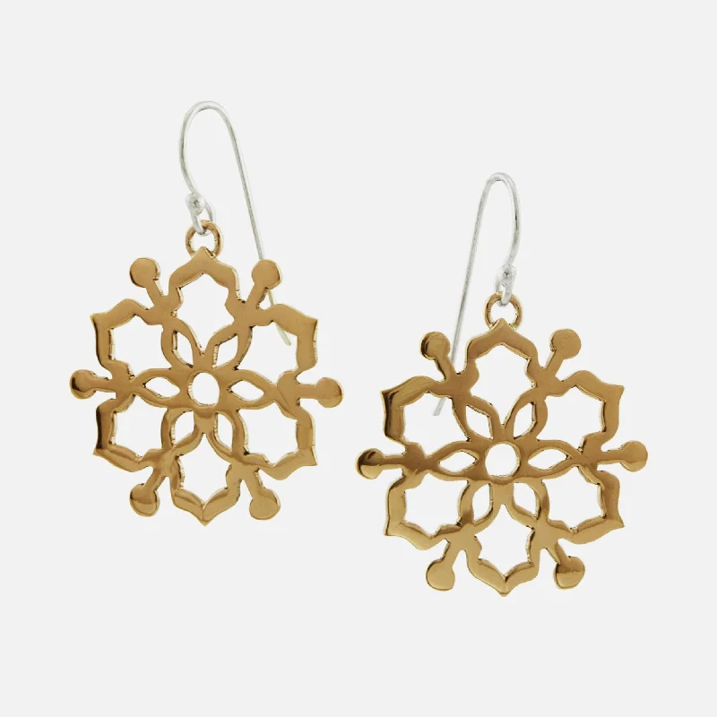 Eco-Friendly Sustainable Jewelry For Conscious Buyers Moroccan Mandala Copper Earrings