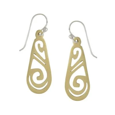 Buy More, Save More On Stunning Jewelry Pieces Water Brass Drop Earrings