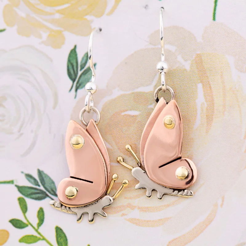 Shop Signature Jewelry Styles At Exclusive Prices Sweet Butterfly Mixed Metal Earrings