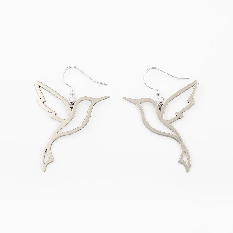 Exclusive Jewelry Markdowns – Limited-Time Offer Sweet Silhouette Hummingbird Earrings