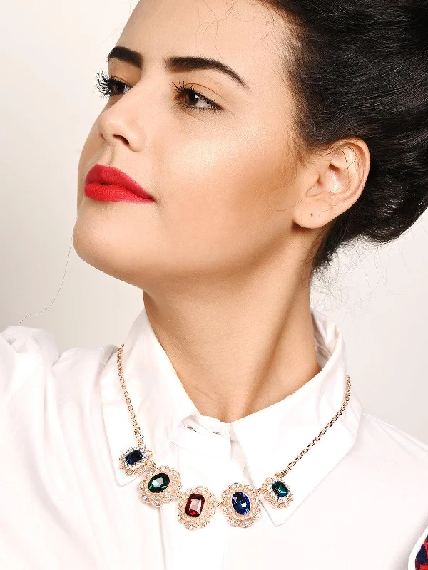 Grab Stylish Jewelry Before The Sale Ends Odette Women Pearl And Rhinestone Collar Necklace