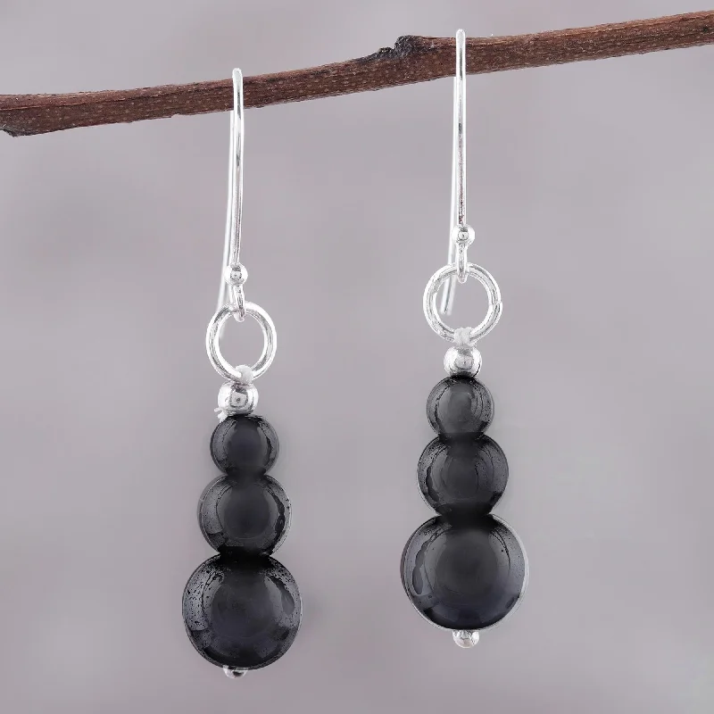 Stunning Jewelry Pieces At The Lowest Prices Ever Mysteries of the Night Far Trade Hematite Earrings with Sterling Silver Hooks