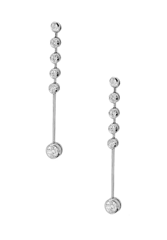 Diana M. Diamond Earrings