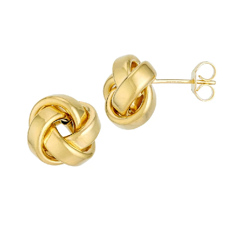 Breathtaking Jewelry At Limited-Time Savings 14k Gold 11mm Love Knot Stud Earrings