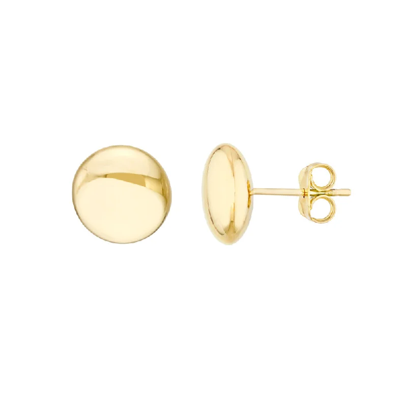 Bold And Beautiful Jewelry Now At Irresistible Prices 14k Gold Button Stud Earrings