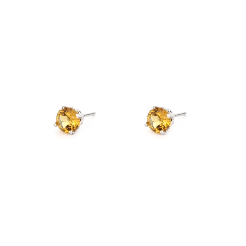 Shop Jewelry That Shines Without The High Price 5MM Citrine Stud Earrings