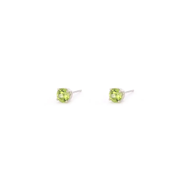 Make Every Moment Shine – Jewelry Discounts Available 5MM Peridot Stud Earrings