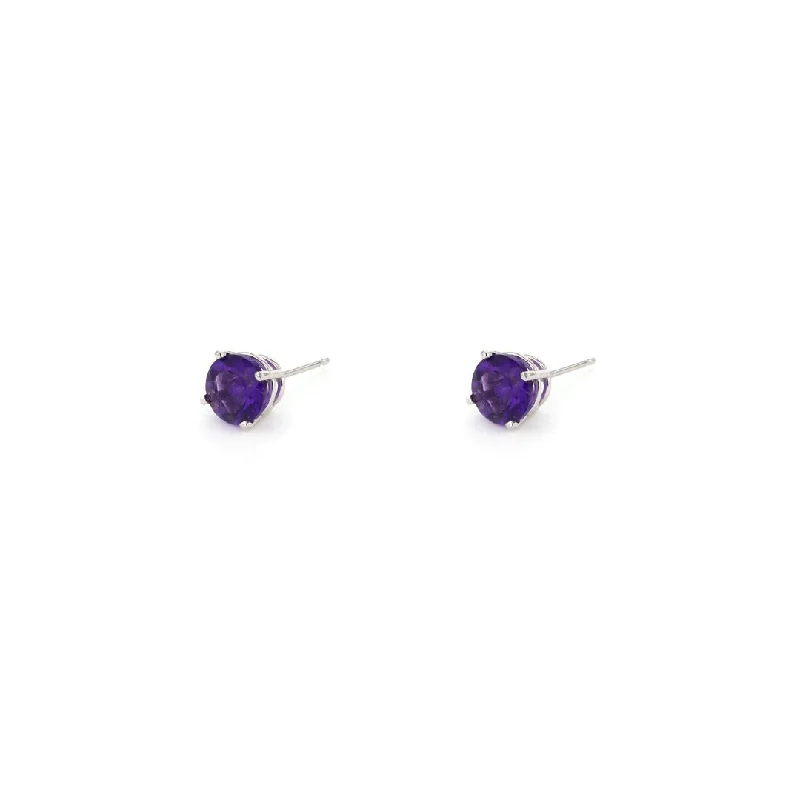 Breathtaking Jewelry, Breathtaking Prices 6MM Amethyst Stud Earrings