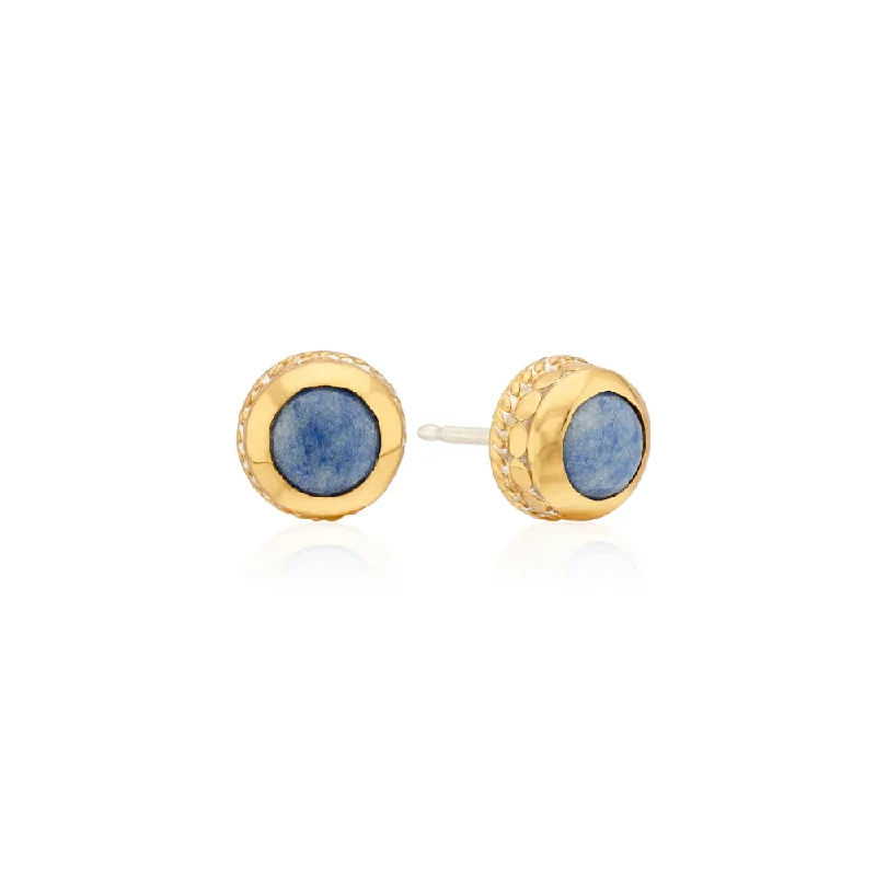 Elegant Jewelry Styles At Budget-Friendly Prices Anna Beck Dumortierite Stud Earrings