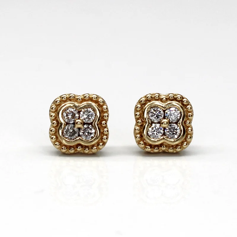 Last Chance To Shop High-End Jewelry At Markdown Prices Cluster Diamond Stud Earrings | 0.20ctw |