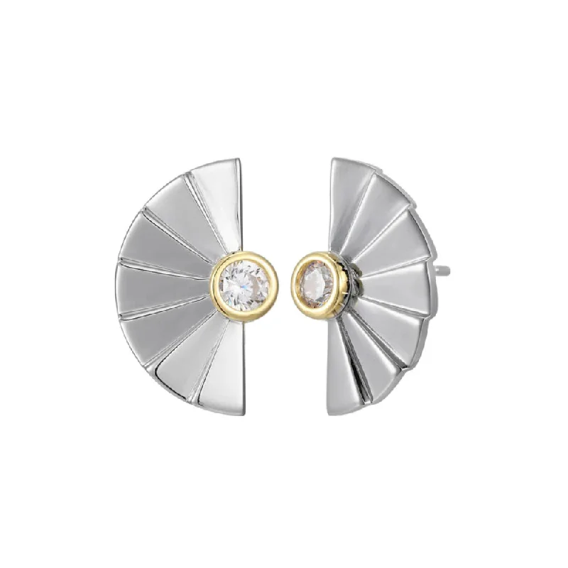 Elevate Your Jewelry Collection With Limited-Time Savings Elle Pleat Design Stud Earrings