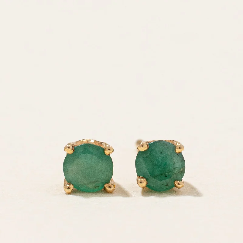 Celebrate With Sparkle – Jewelry Sale Now Live Emerald Stud Earrings | 0.30ctw |