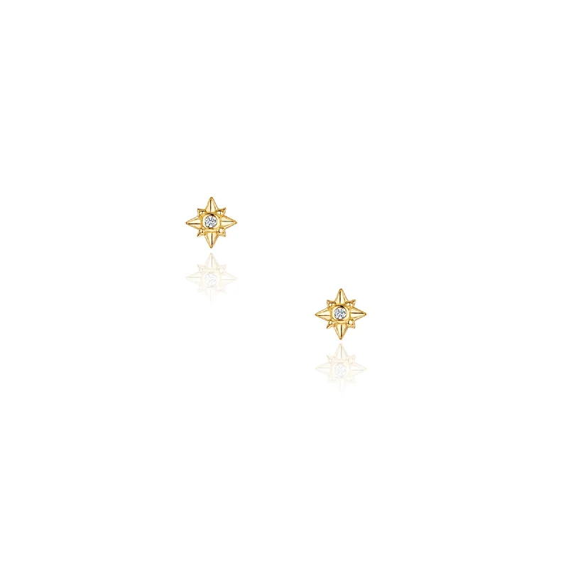 High-End Sparkle, Low-End Prices – Jewelry Sale Live Gold Starry Night Stud Earrings