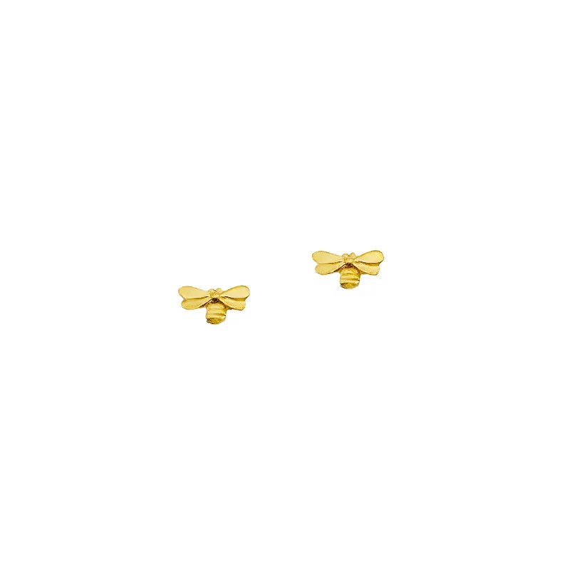 Luxury Jewelry Clearance – Shop Premium Styles Now Gold Honeybee Stud Earrings