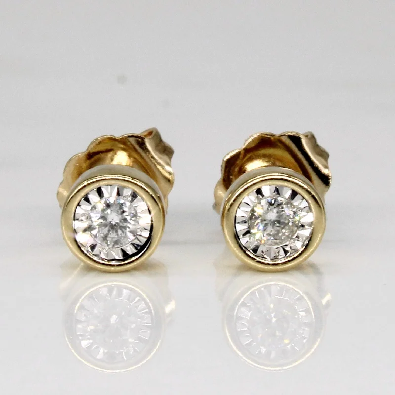 Shop Dazzling Jewelry With Special Promotional Discounts Illusion Set Diamond Stud Earrings | 0.10ctw |