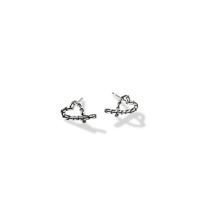 Don't Miss Out On Jaw-Dropping Jewelry Discounts John Hardy Manah Heart Stud Earrings