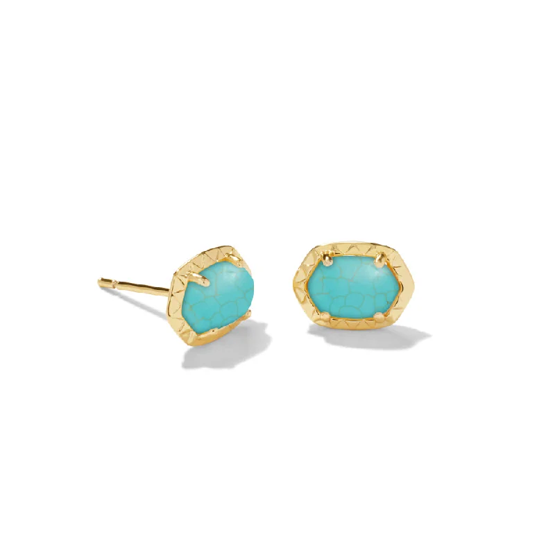 Limited-Time Jewelry Sale – Elegant Styles At Less Kendra Scott Daphne Stud Earrings In Variegated Turquoise Magnesite