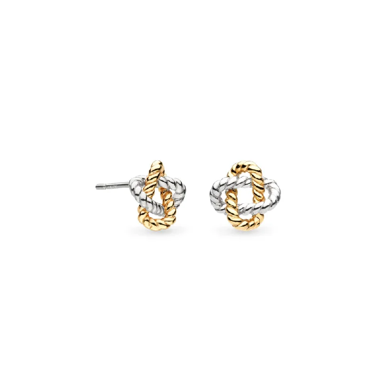 Once-A-Year Jewelry Sale – Grab Your Favorites Now Kit Heath Marina Rope Knot Golden Stud Earrings