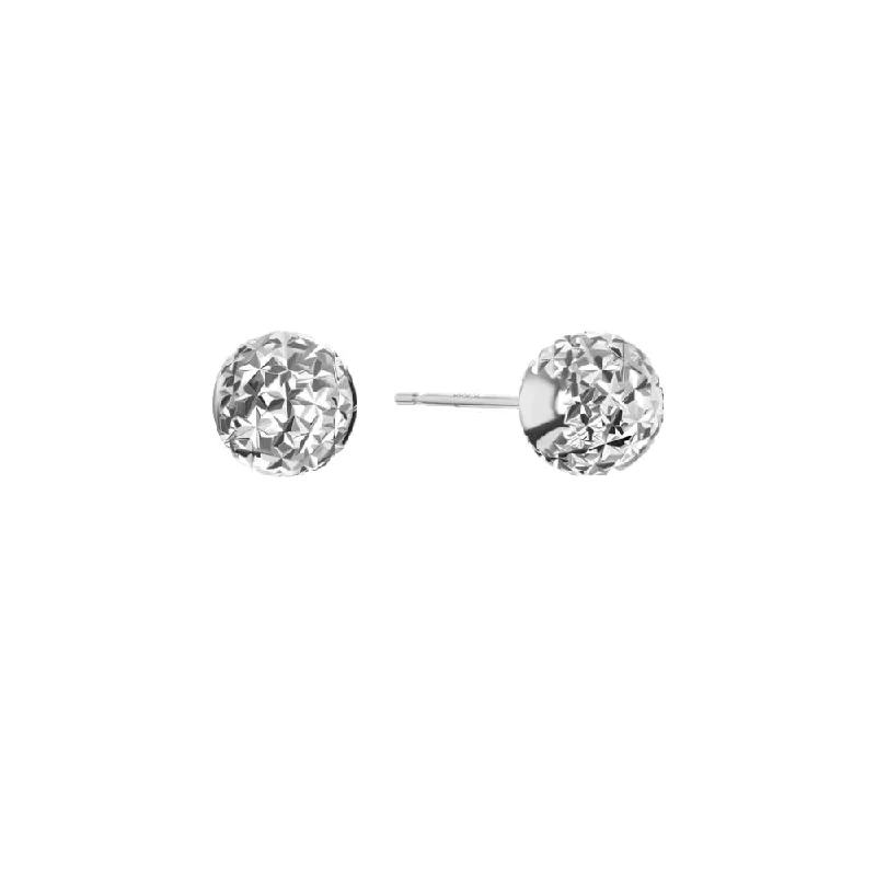 Trendy Minimalist Jewelry For Everyday Wear Platinum Born Lunar Stud Earrings