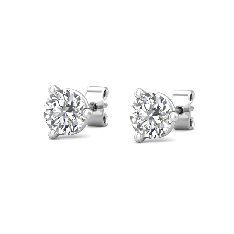 Affordable Glamour – Premium Jewelry At Special Prices Smyth Diamond Classics 18k Gold Diamond Stud Earrings