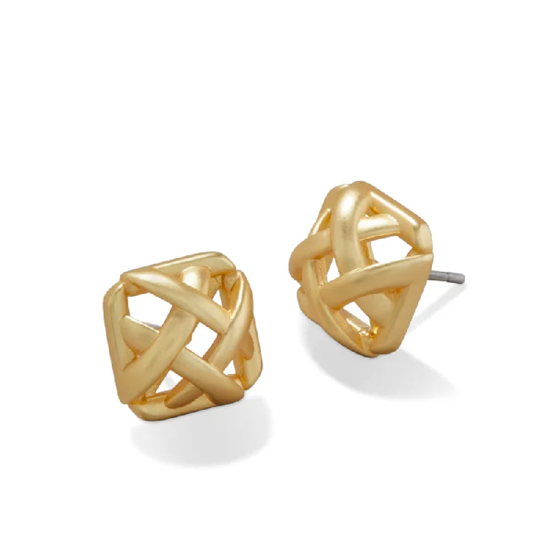 Premium Jewelry Now Available At Special Discounts Spartina Cane Stud Earrings Gold