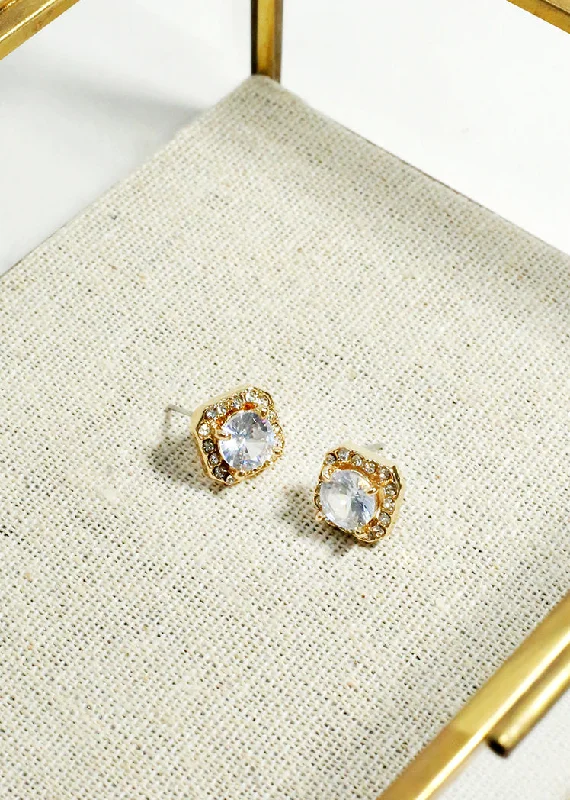 Elegant Designs, Unbeatable Discounts – Shop Jewelry Now Square Rhinestone Studded Stud Earrings