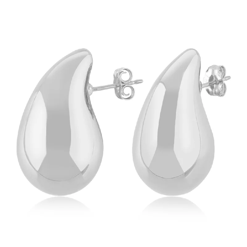 Unique Jewelry For Less – Shop The Sale Now Sterling Silver Medium Tear Drop Stud Earrings