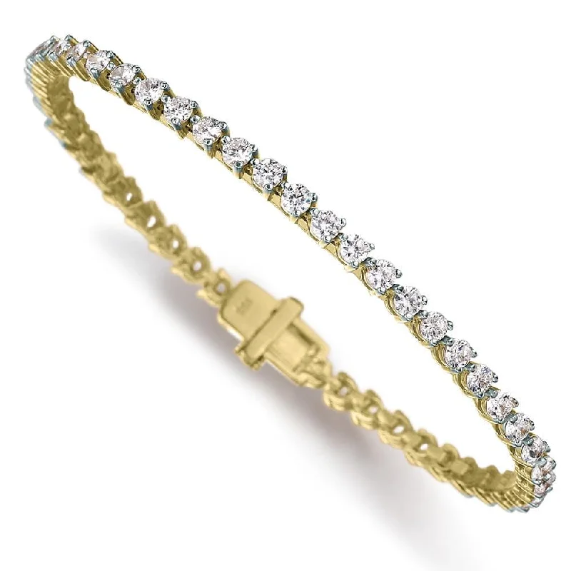 Tiffany Style Tennis Bracelet