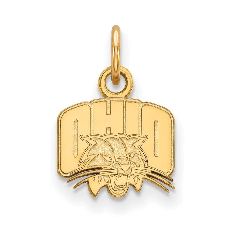 10k Yellow Gold Ohio U. XS (Tiny) Logo Charm or Pendant