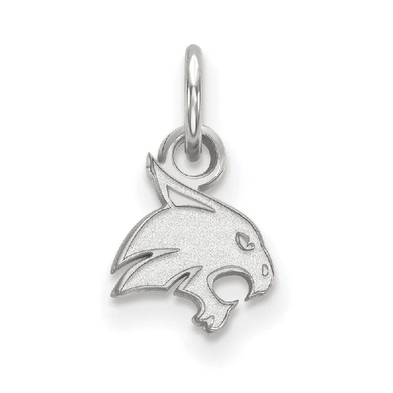 14k White Gold Texas State XS (Tiny) Charm or Pendant