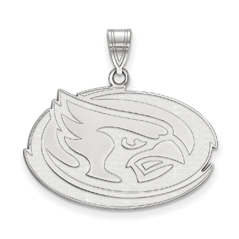 Sterling Silver Iowa State Large Pendant