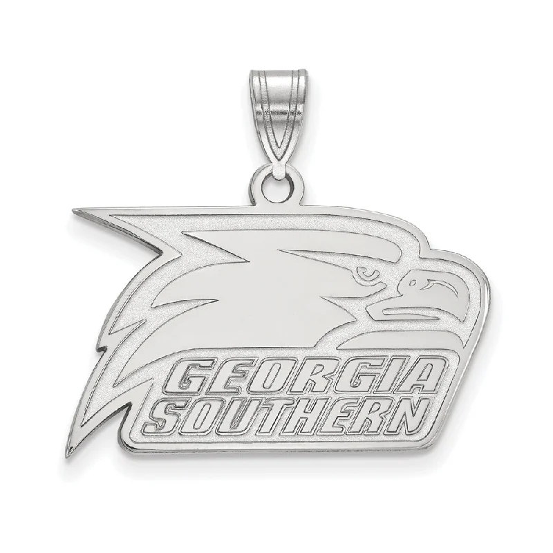 Sterling Silver Georgia Southern U Medium Pendant